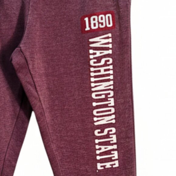 NWOT | Washington State 1890 Graphic Cougar Collegiate Fleece Jogger Sweatpants - Picture 3 of 5
